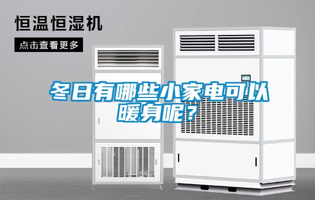 冬日有哪些小家電可以暖身呢？