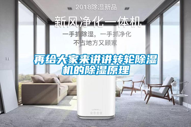再給大家來講講轉輪除濕機的除濕原理