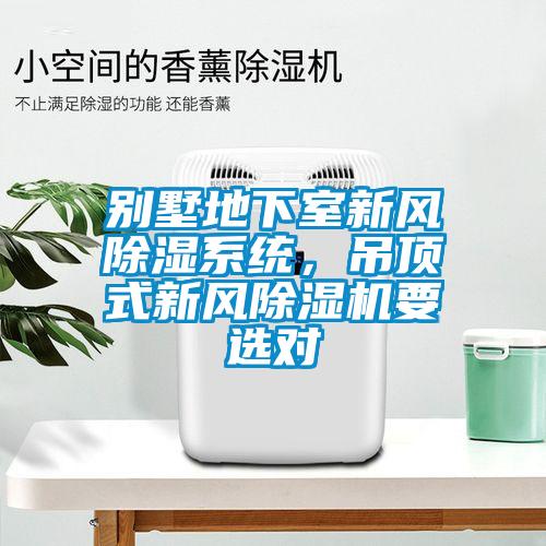 別墅地下室新風除濕系統，吊頂式新風除濕機要選對
