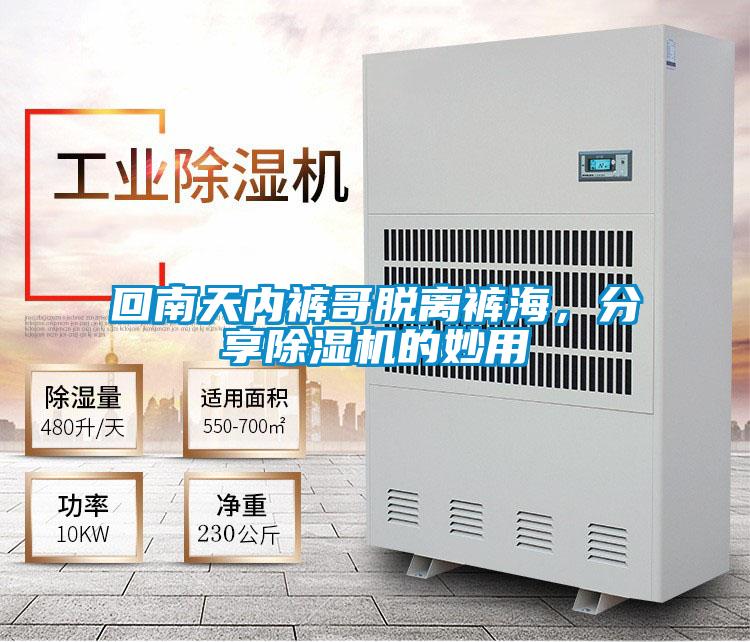 回南天內(nèi)褲哥脫離褲海，分享除濕機(jī)的妙用
