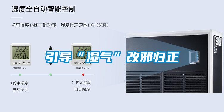 引導(dǎo)“濕氣”改邪歸正