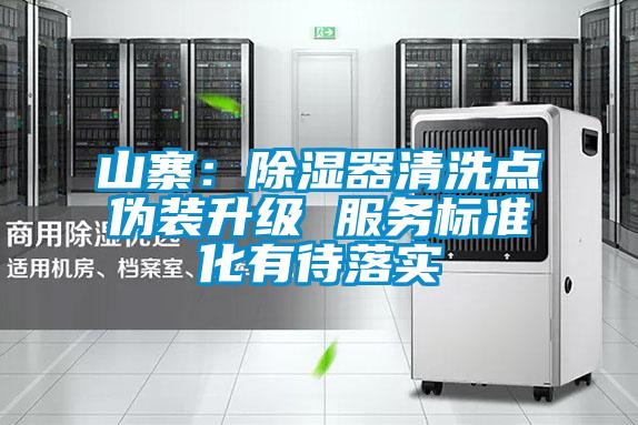 山寨：除濕器清洗點偽裝升級 服務標準化有待落實