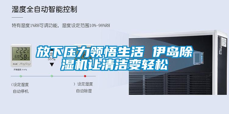 放下壓力領(lǐng)悟生活 伊島除濕機(jī)讓清潔變輕松