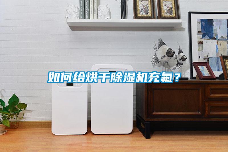 如何給烘干除濕機充氟？