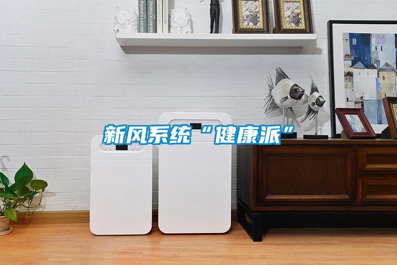 新風系統“健康派”
