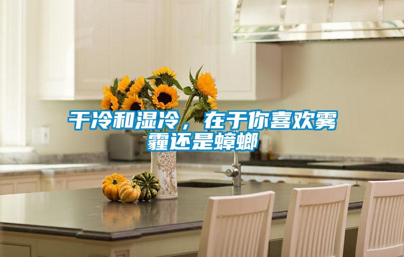 干冷和濕冷，在于你喜歡霧霾還是蟑螂