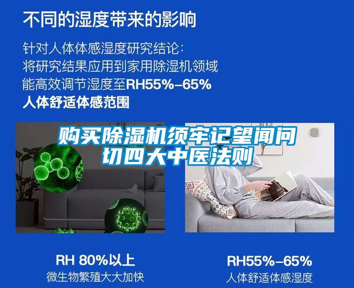 購買除濕機須牢記望聞問切四大中醫法則