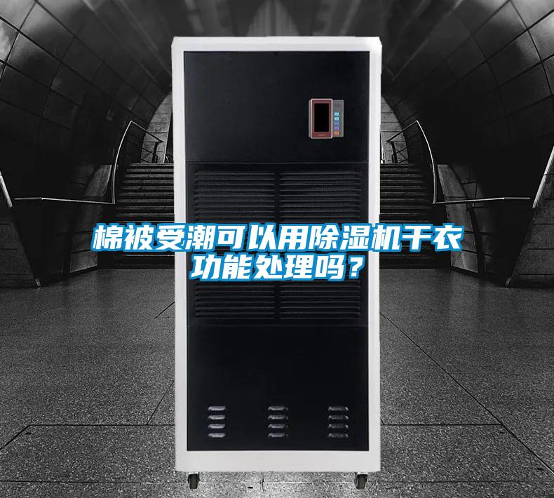 棉被受潮可以用除濕機干衣功能處理嗎？