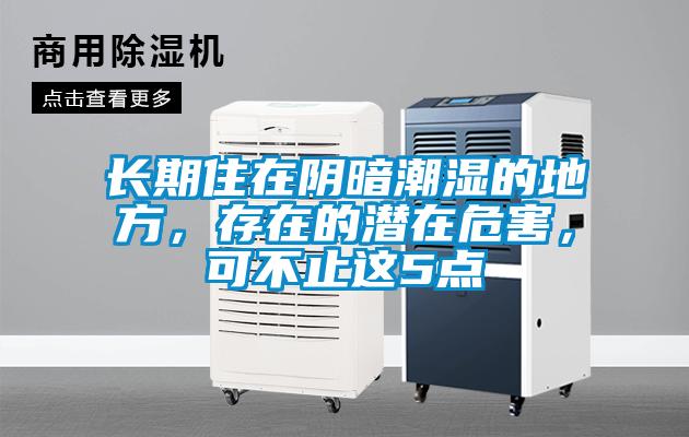長期住在陰暗潮濕的地方，存在的潛在危害，可不止這5點