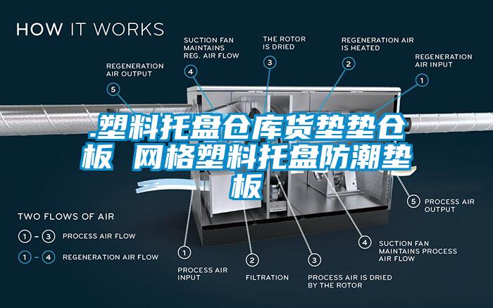 .塑料托盤倉庫貨墊墊倉板 網(wǎng)格塑料托盤防潮墊板