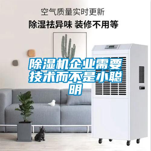 除濕機企業需要技術而不是小聰明