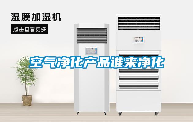 空氣凈化產品誰來凈化
