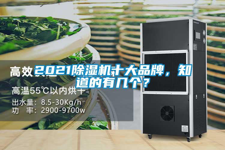 2021除濕機十大品牌，知道的有幾個？