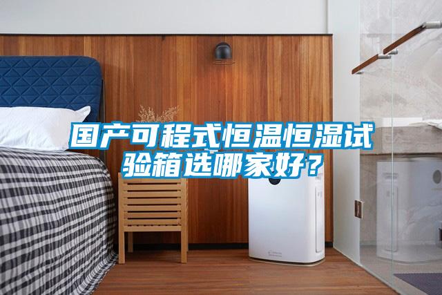 國產可程式恒溫恒濕試驗箱選哪家好？