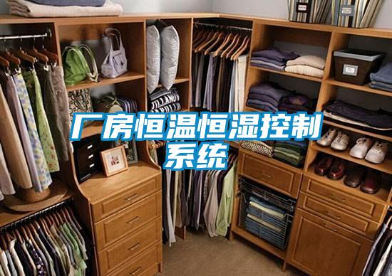 廠房恒溫恒濕控制系統(tǒng)
