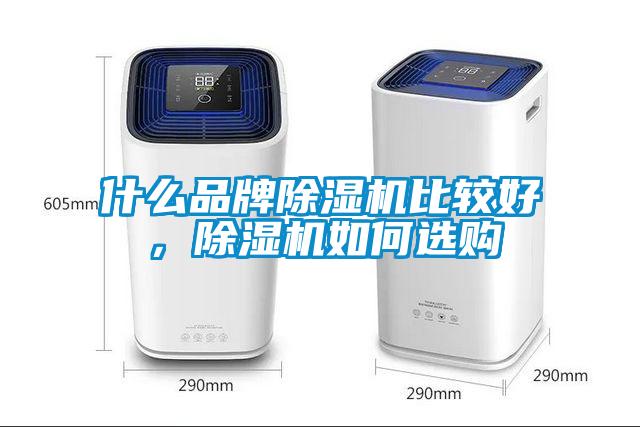 什么品牌除濕機比較好，除濕機如何選購