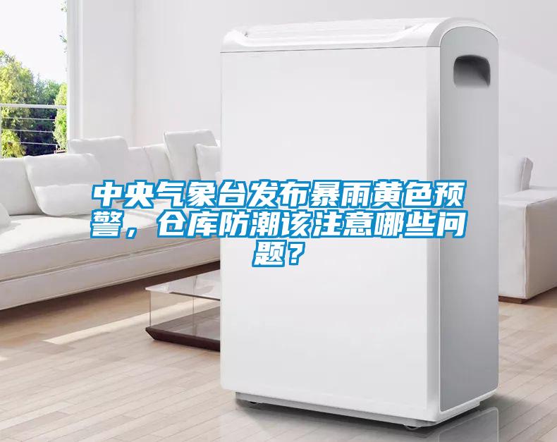 中央氣象臺發布暴雨黃色預警，倉庫防潮該注意哪些問題？