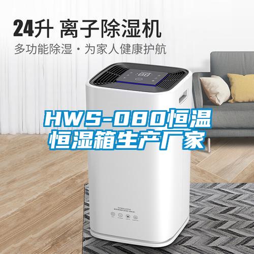 HWS-080恒溫恒濕箱生產廠家