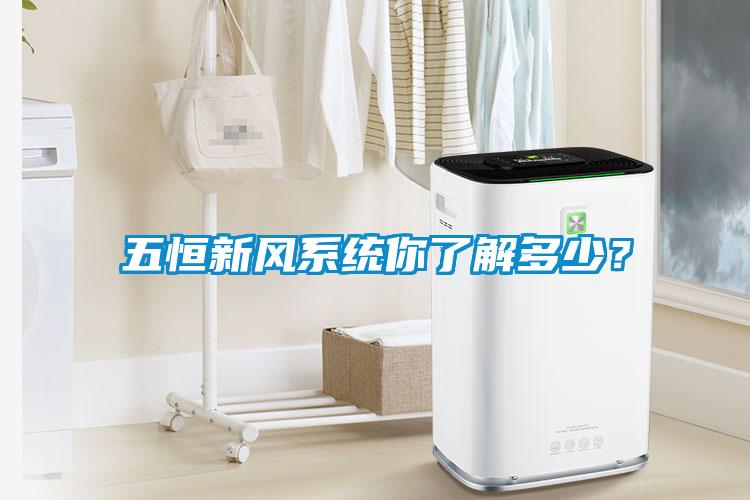五恒新風系統你了解多少？