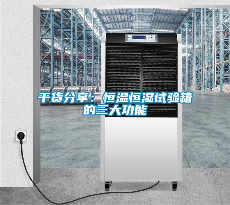 干貨分享：恒溫恒濕試驗(yàn)箱的三大功能