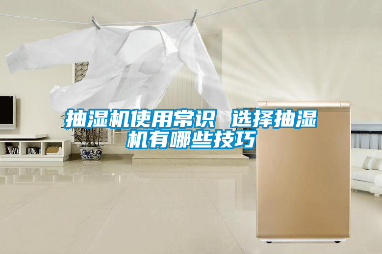 抽濕機使用常識 選擇抽濕機有哪些技巧