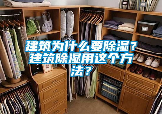 建筑為什么要除濕？建筑除濕用這個方法？