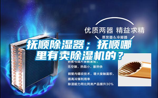 撫順除濕器；撫順哪里有賣除濕機的？
