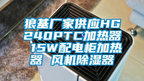狼基廠家供應(yīng)HG240PTC加熱器 15W配電柜加熱器 風(fēng)機除濕器