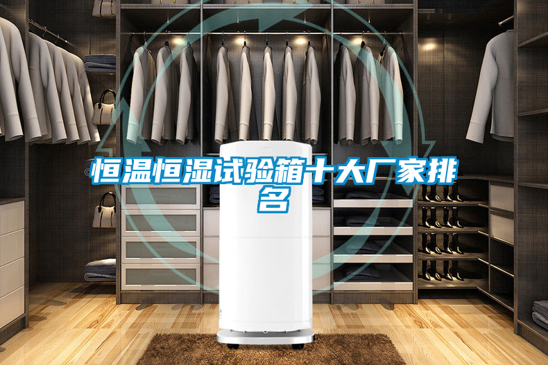恒溫恒濕試驗箱十大廠家排名