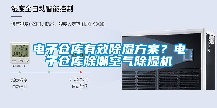 電子倉庫有效除濕方案？電子倉庫除潮空氣除濕機
