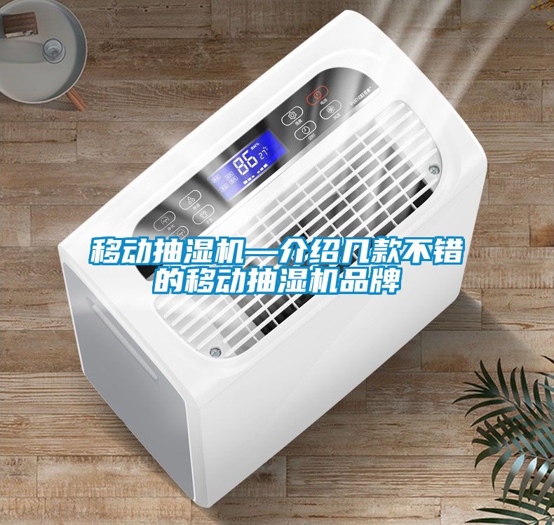 移動抽濕機—介紹幾款不錯的移動抽濕機品牌