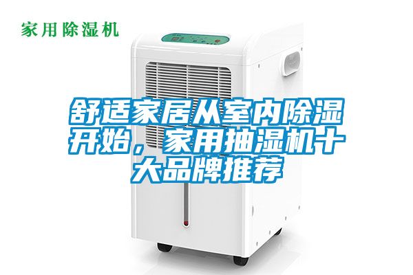 舒適家居從室內除濕開始，家用抽濕機十大品牌推薦