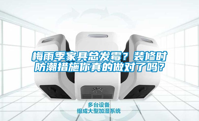 梅雨季家具總發霉？裝修時防潮措施你真的做對了嗎？