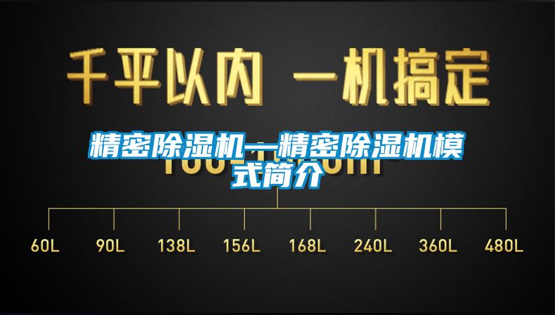 精密除濕機—精密除濕機模式簡介