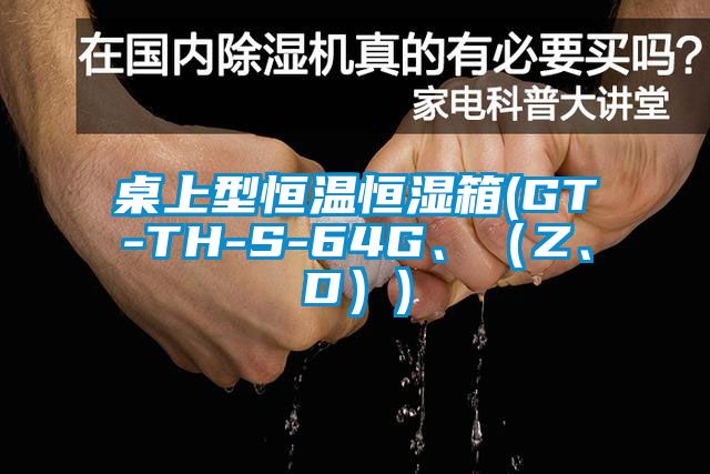 桌上型恒溫恒濕箱(GT-TH-S-64G、（Z、D）)