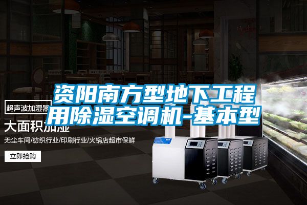 資陽南方型地下工程用除濕空調機-基本型