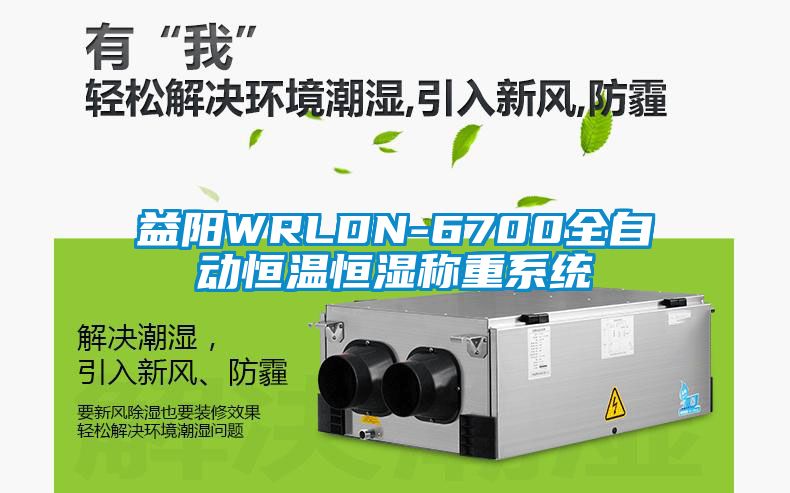 益陽WRLDN-6700全自動恒溫恒濕稱重系統