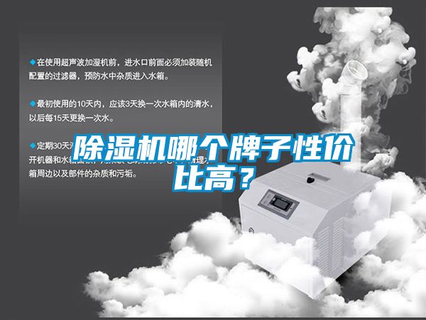 除濕機哪個牌子性價比高？