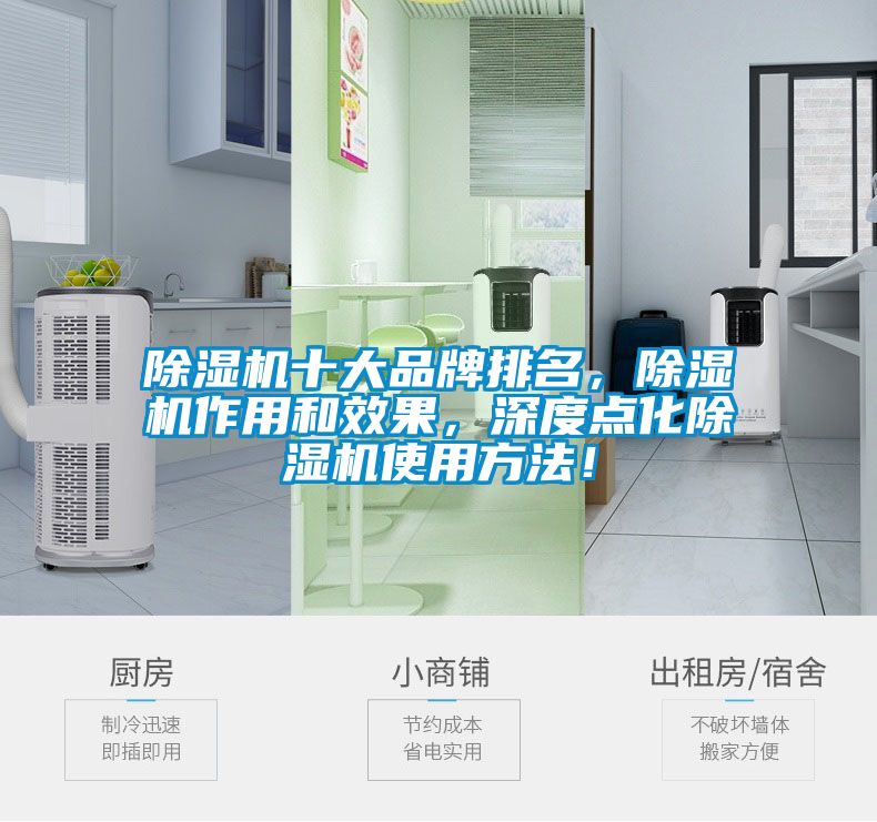 除濕機十大品牌排名，除濕機作用和效果，深度點化除濕機使用方法！