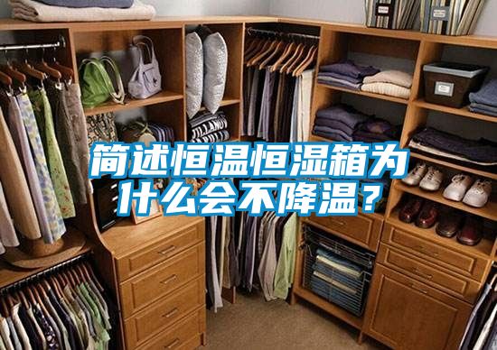 簡述恒溫恒濕箱為什么會不降溫？