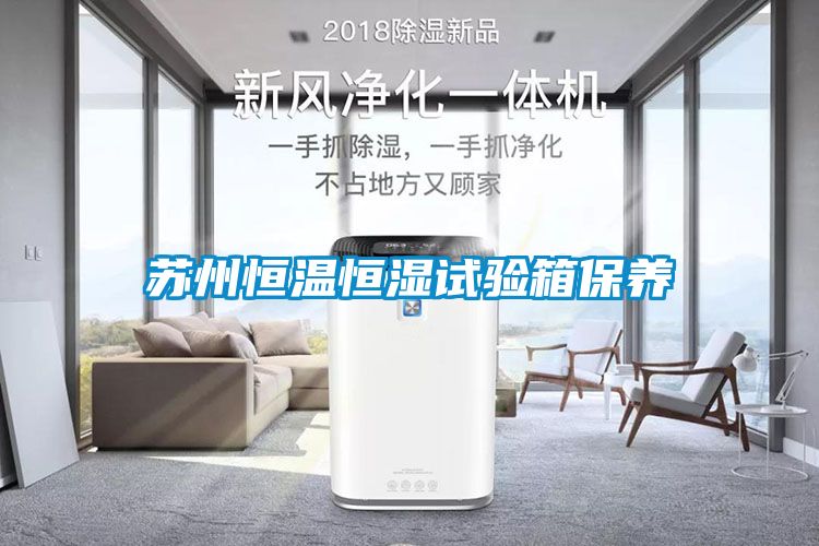 蘇州恒溫恒濕試驗箱保養(yǎng)