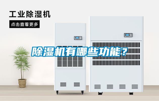 除濕機有哪些功能？