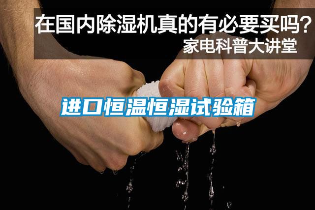 進口恒溫恒濕試驗箱