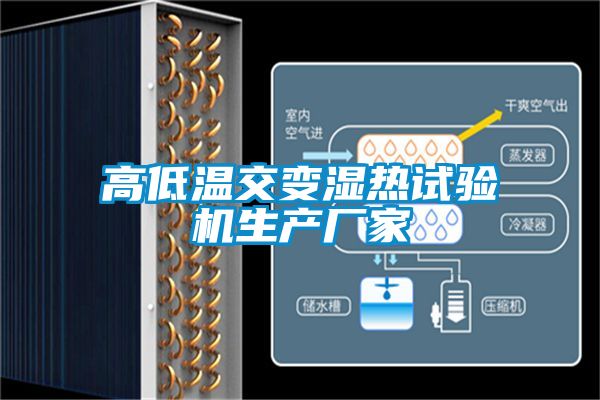 高低溫交變濕熱試驗機生產廠家