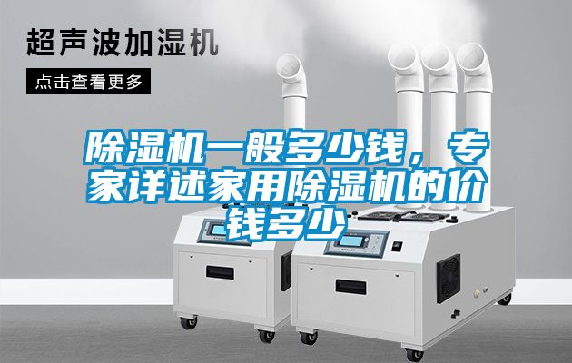 除濕機一般多少錢，專家詳述家用除濕機的價錢多少