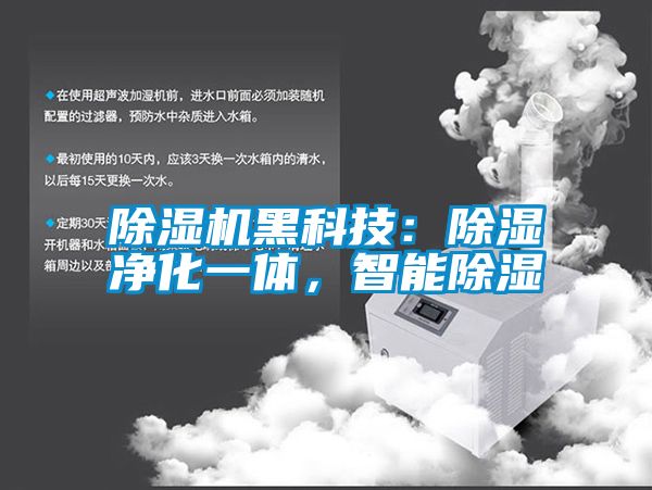除濕機(jī)黑科技：除濕凈化一體，智能除濕
