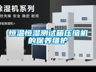 知識百科恒溫恒濕測試箱壓縮機的保養(yǎng)維護