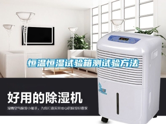 知識百科恒溫恒濕試驗箱測試驗方法