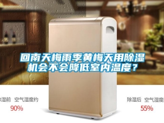 行業新聞回南天梅雨季黃梅天用除濕機會不會降低室內溫度？