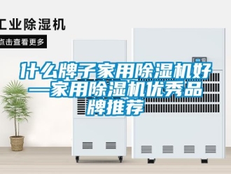 企業新聞什么牌子家用除濕機好—家用除濕機優秀品牌推薦